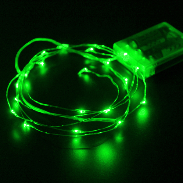2M 20 LED Battery Copper Wire LED String Fairy Light Lamp Christmas Bike Deco