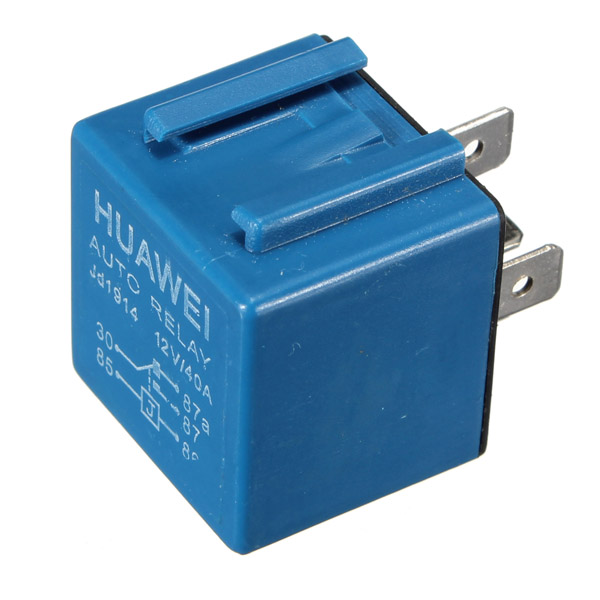 5pcs 12v 30a 40a Amp Car Auto Relay With Wiring 16 Gauge