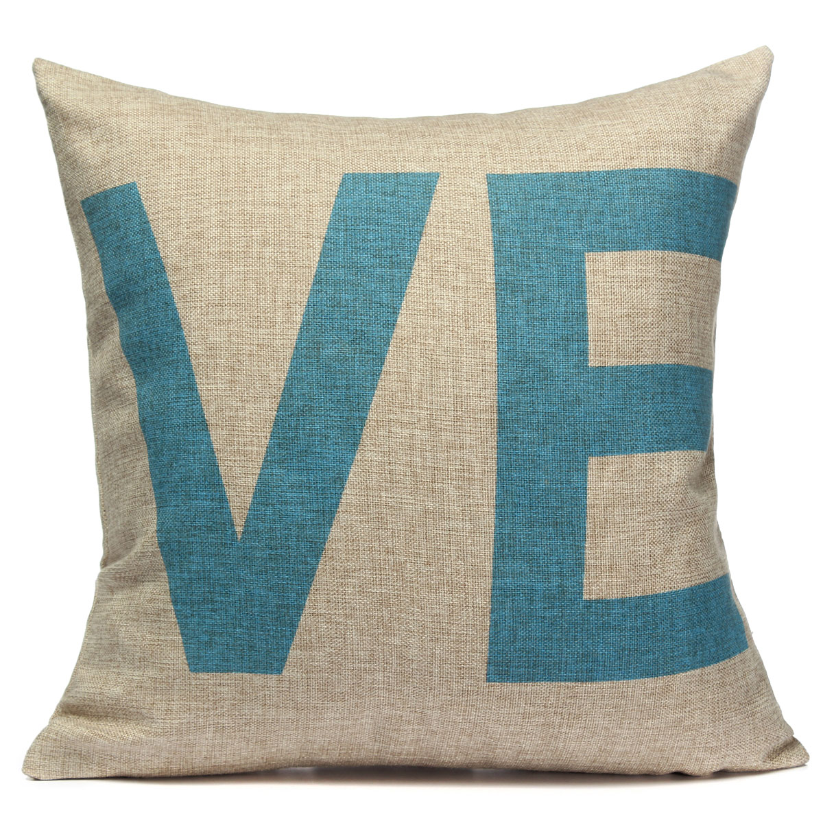 Cotton Linen LOVE Throw Pillow Case Car Cushion Cover Home Decor Valentine s Day