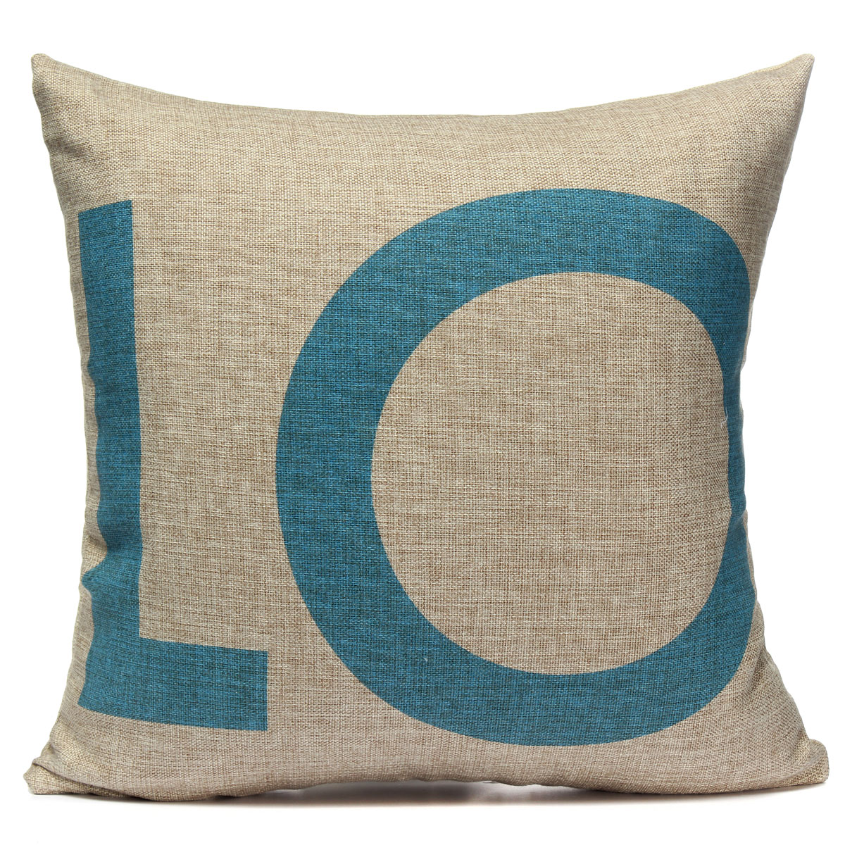 Cotton Linen LOVE Throw Pillow Case Car Cushion Cover Home Decor Valentine s Day