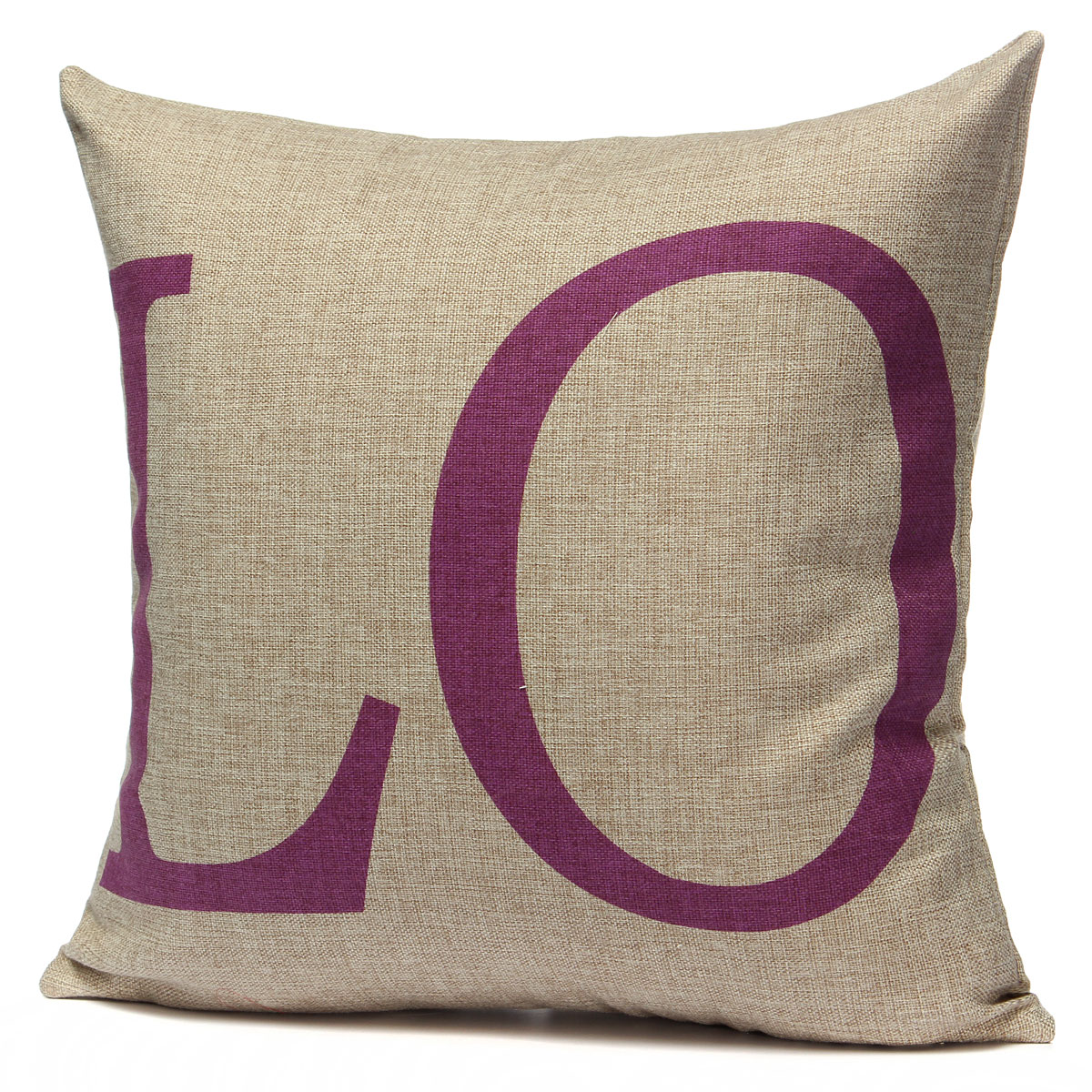 Cotton Linen LOVE Throw Pillow Case Car Cushion Cover Home Decor Valentine s Day