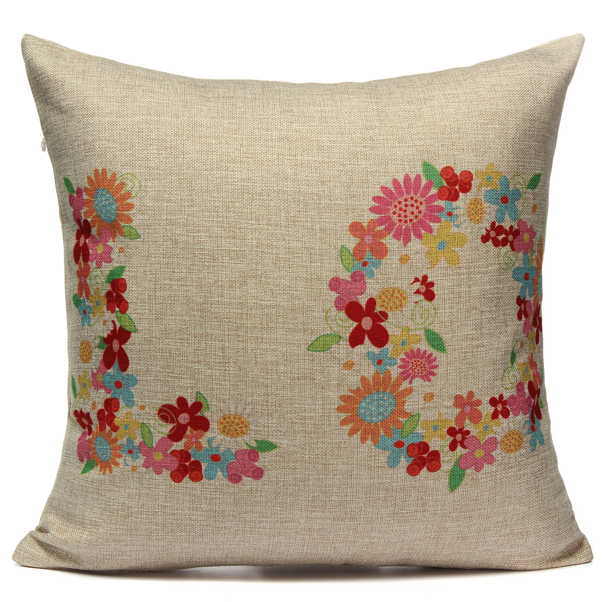Cotton Linen LOVE Throw Pillow Case Car Cushion Cover Home Decor Valentine s Day