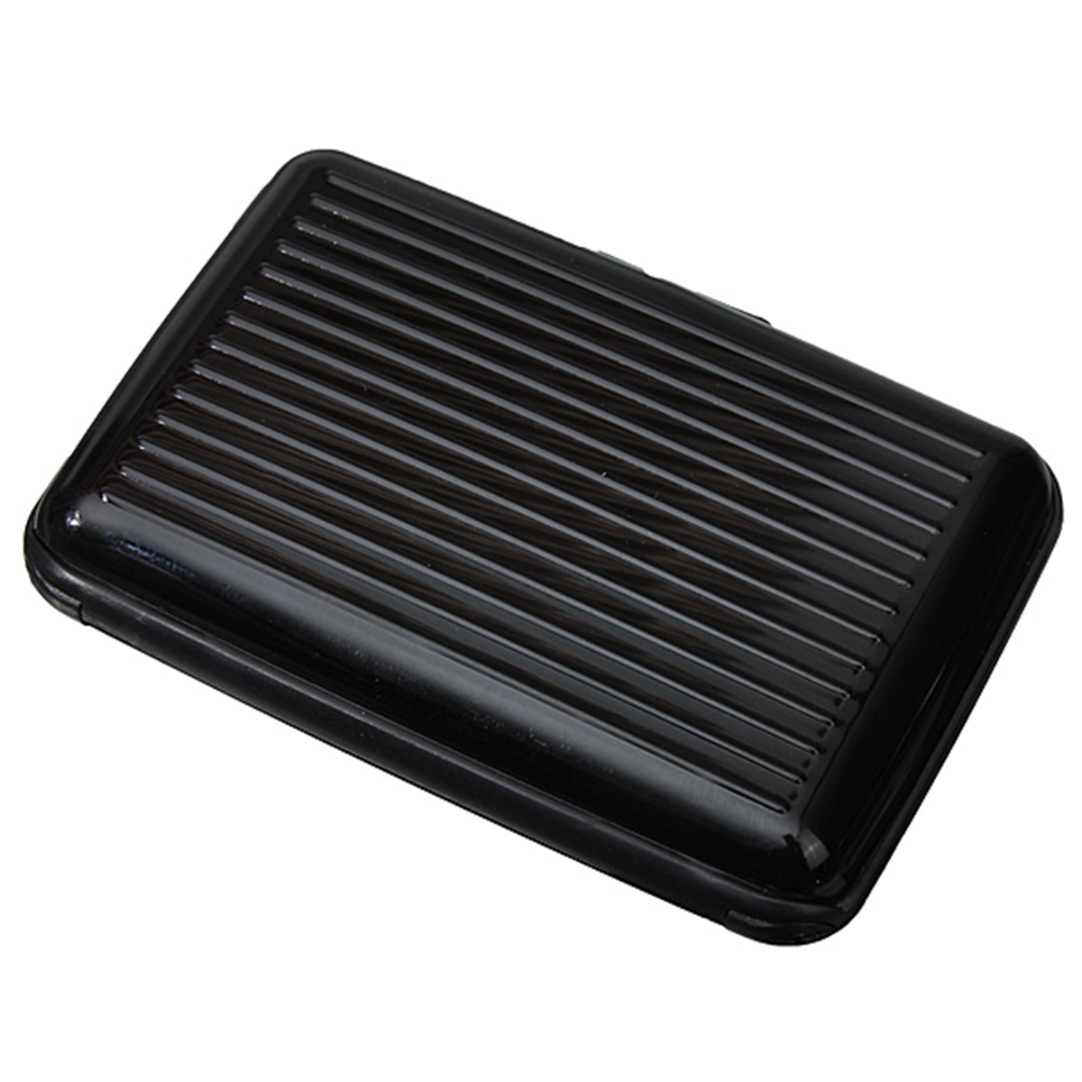 plastic card holder for mens wallet Business Waterproof Credit Card Holder Case Wallet Aluminum Plastic Pocket Box | eBay