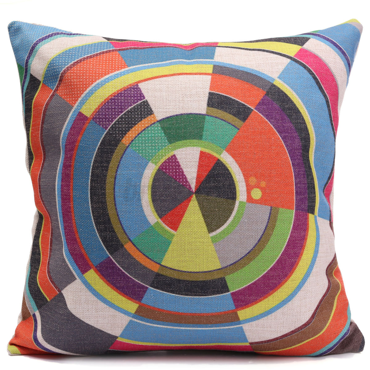 Square Simple Retro Cotton Linen Throw Cushion Covers Pillow Case Home Decor eBay