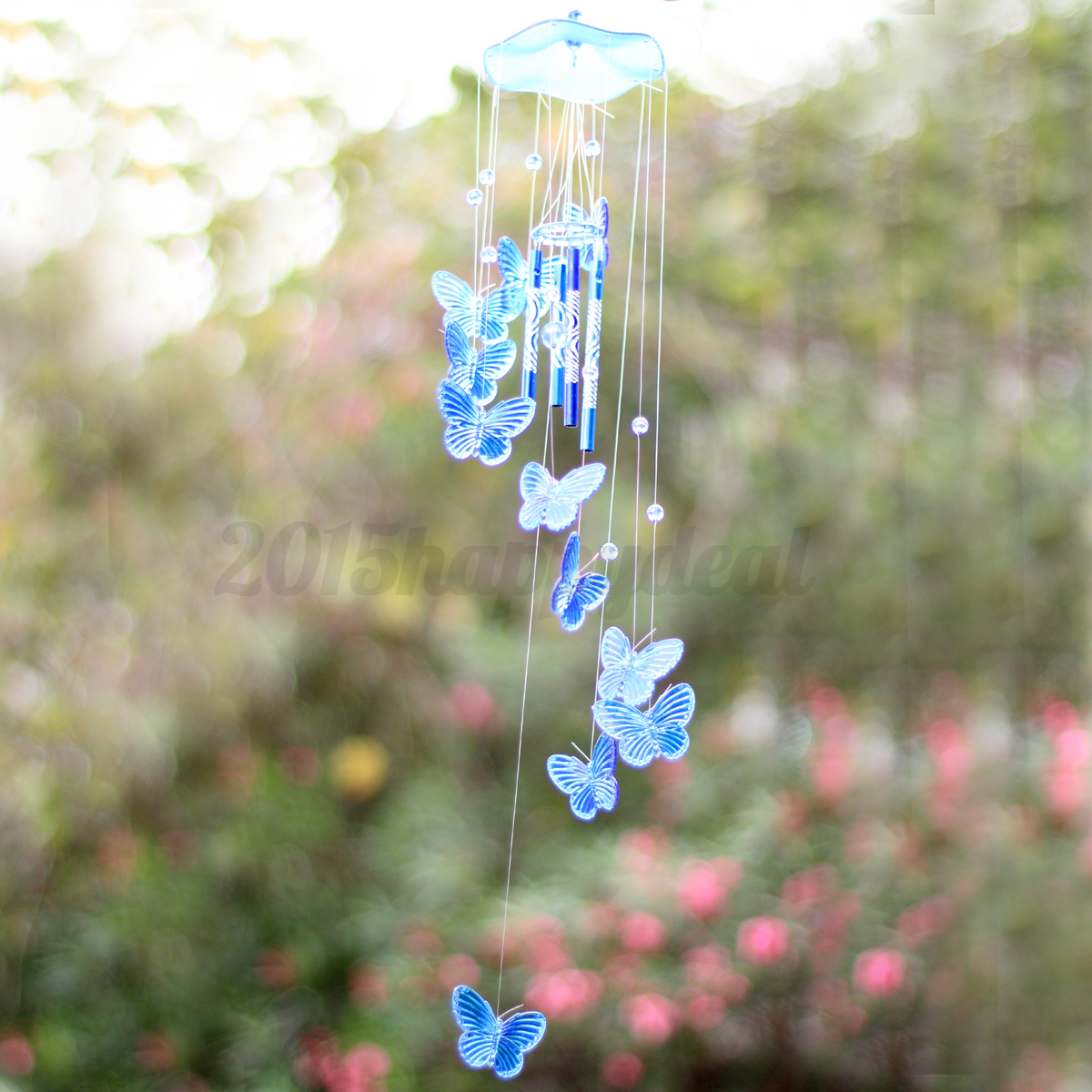 New Creative Erfly Mobile Wind Chime Bell Garden Ornament Gift New Creative Erfly Mobile Wind Chime Bell Garden