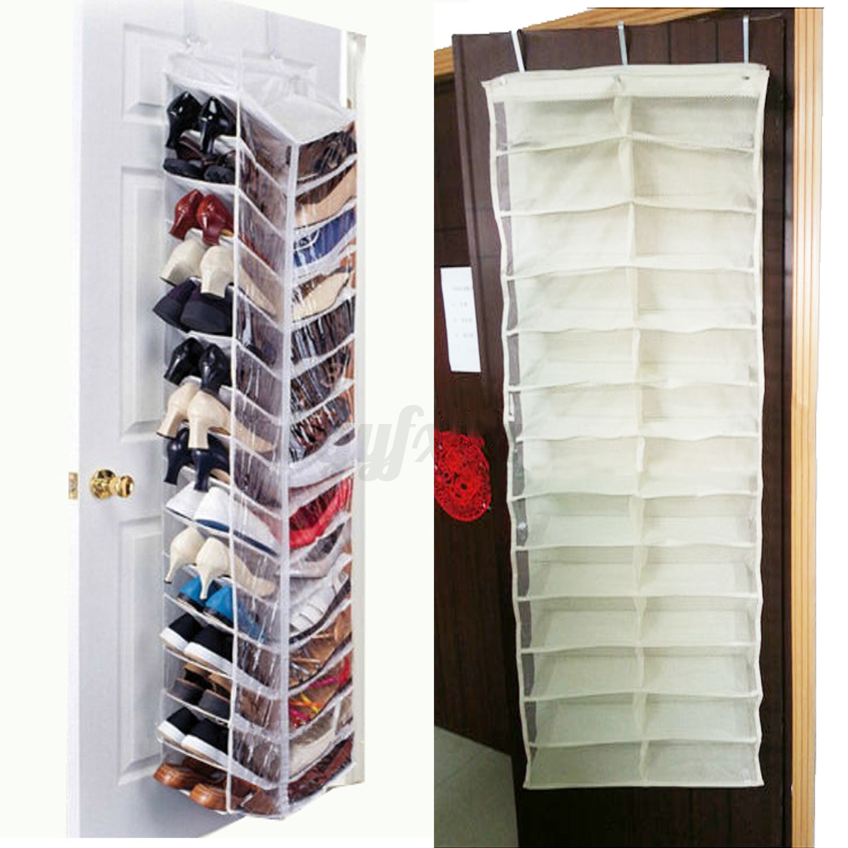 26 Fächern Tür Hängeorganizer Hängeaufbewahrung Hängeregal Organizer