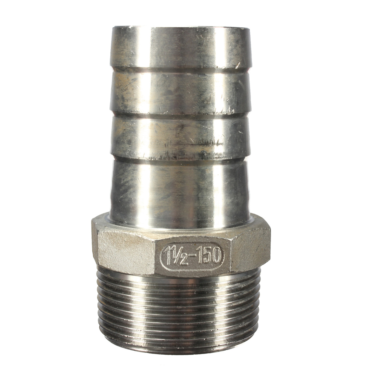 Stainless steel male thread pipe fitting barb hose tail