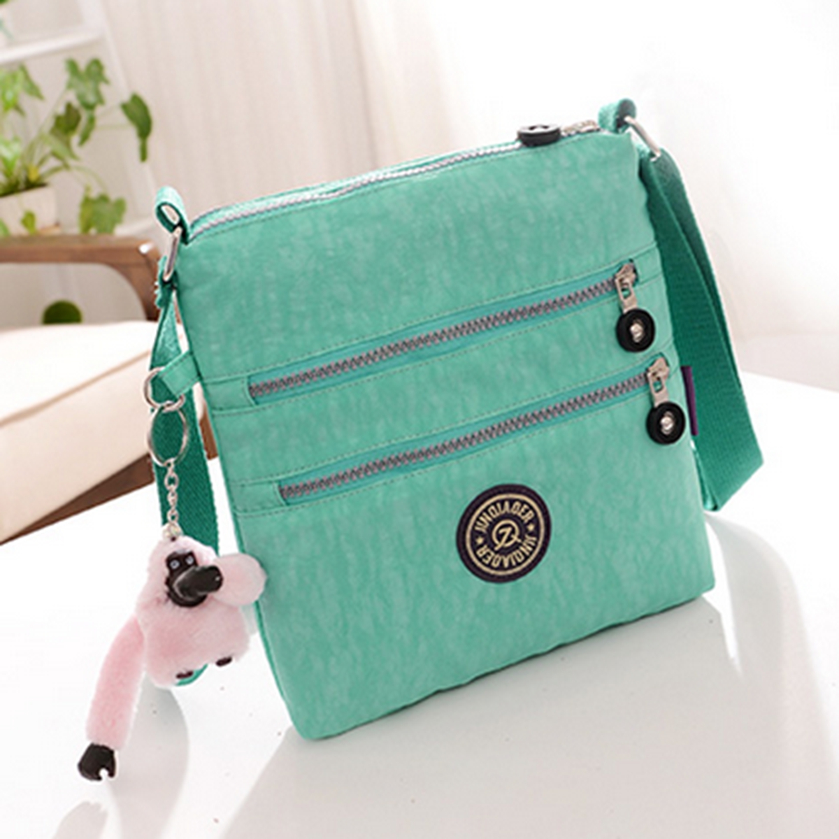 women's nylon tote bag with zipper Women Ladies Sporting Shoulder Bag Handbag Nylon Messenger Crossbody Tote Zipper | eBay