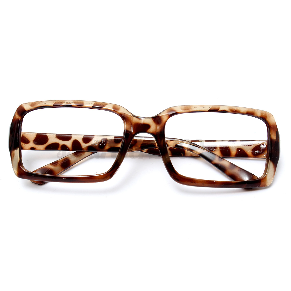 Fashion Square Lens-free Eyeglass Frame Multi-colored ...