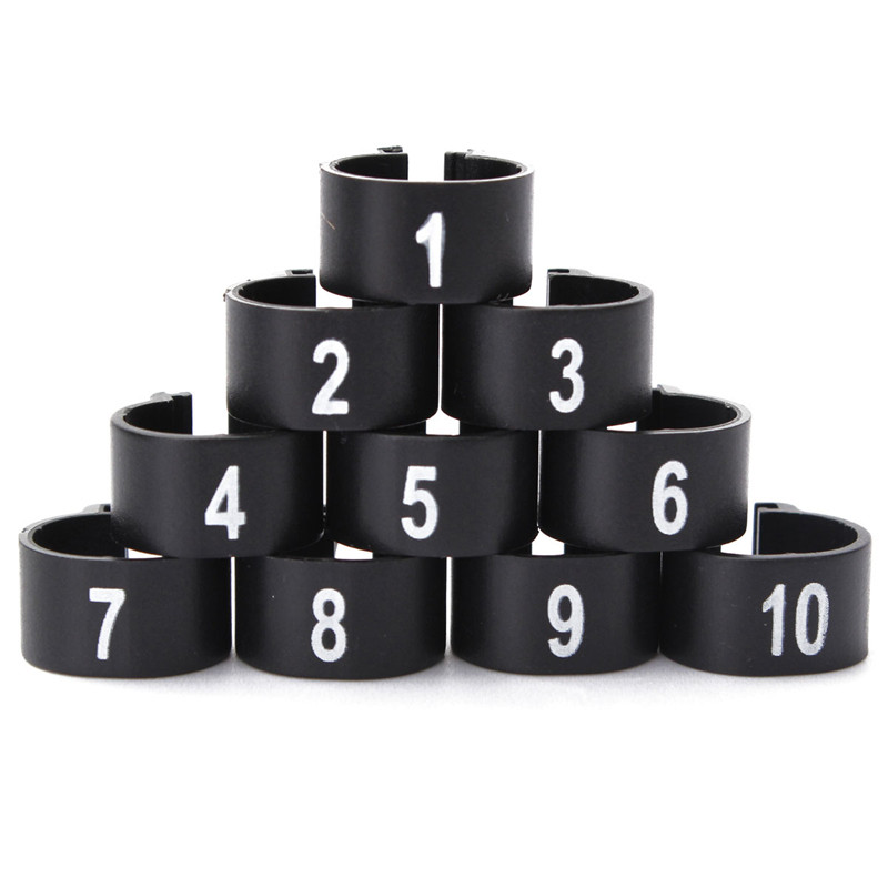 100Pcs New Poultry Fowl Leg Bands Bird Pigeon Parrot Rings