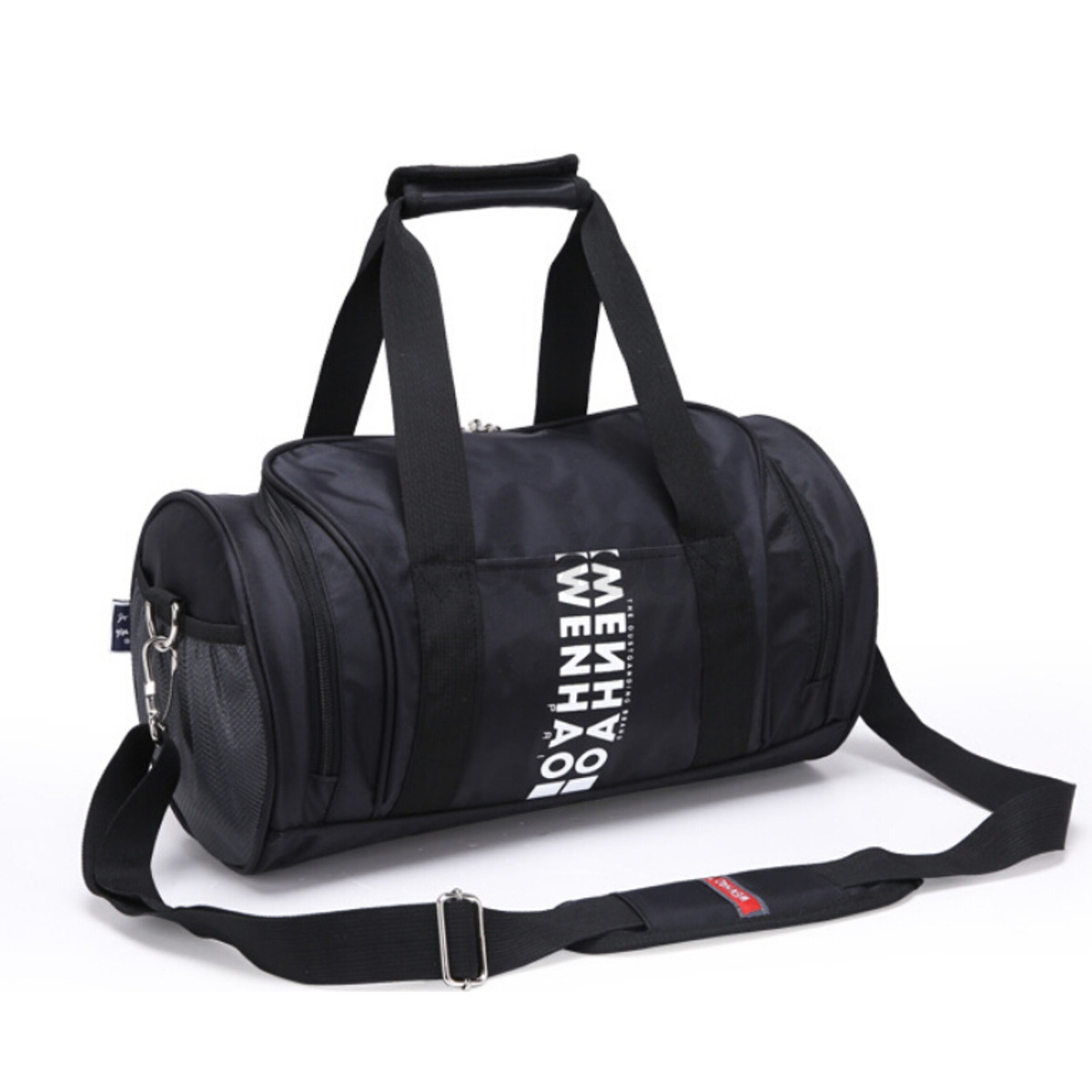 Nylon Gym Bag Brown 27