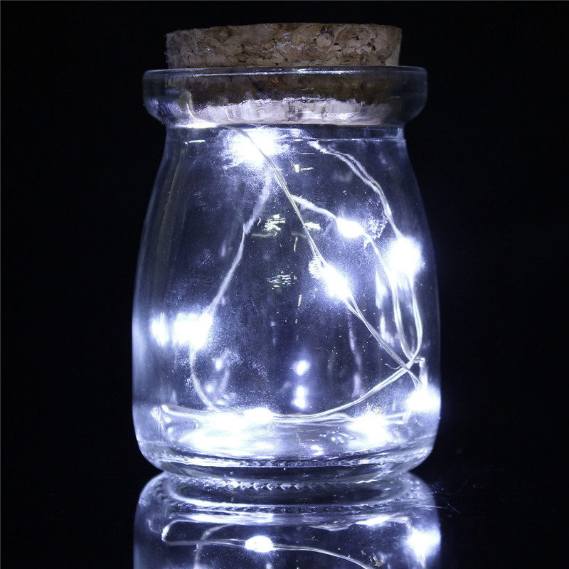 Micro 10 LED Seed Vine Vase Lamp Glass Bottle Fairy String Light Home Xmas Decor eBay
