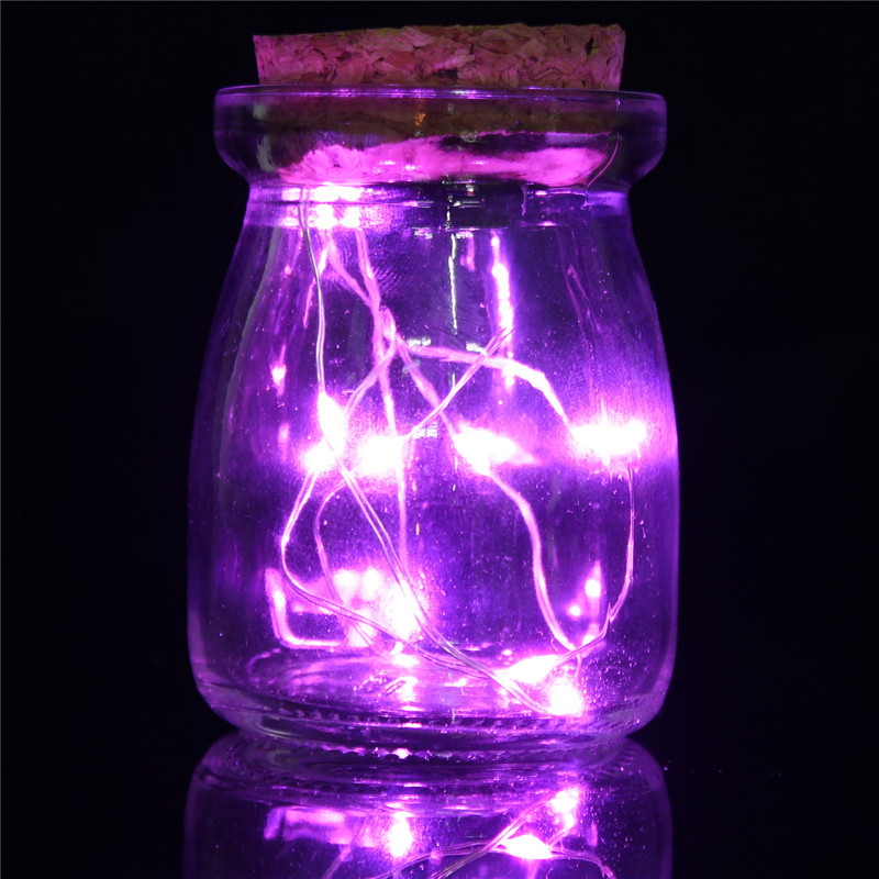 Micro 10 LED Seed Vine Vase Lamp Glass Bottle Fairy String Light Home Xmas Decor eBay