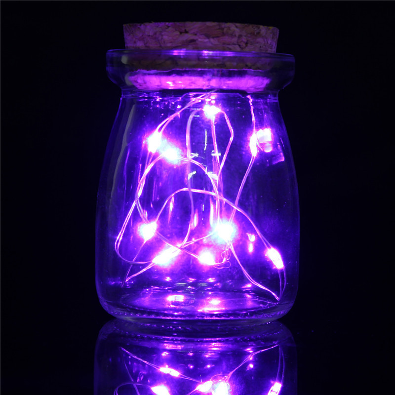 Micro 10 LED Seed Vine Vase Lamp Glass Bottle Fairy String Light Home Xmas Decor eBay