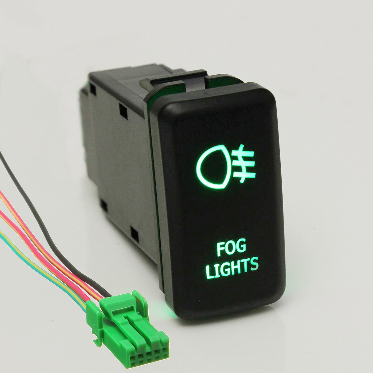 12v Led Fog Work Light Push Button Switch For Toyota
