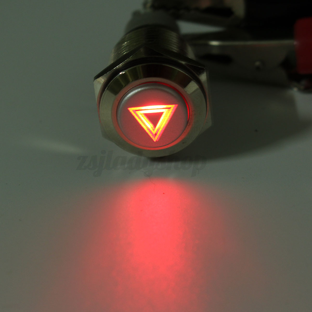16mm car led emergency hazard warning flash light push emergency light button
