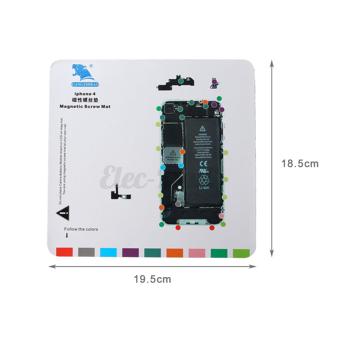 for iphone 6s 6 plus 6 5s 5 4s 4 screw magnetic chart mat iphone 6s screw chart