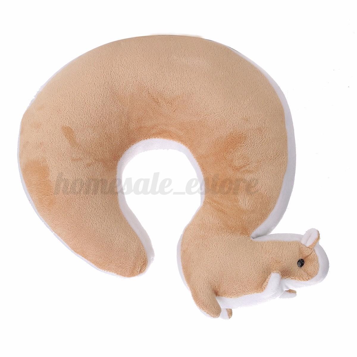 Portable Travel Plush Pillow Cushion Neck Rest Cute Squirrel Big Tail U-Shaped eBay