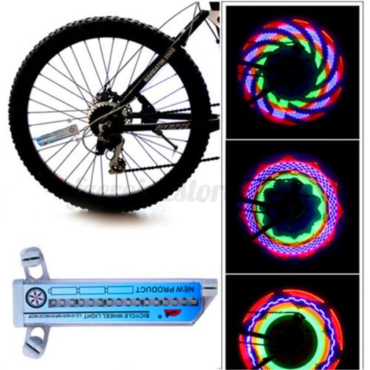 rainbow mtb spokes