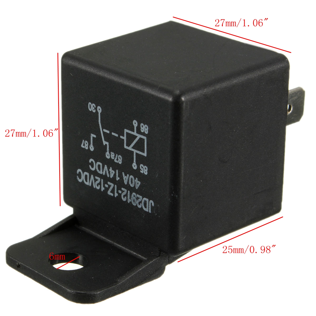 12 Volt 40 Amp Power Plug Car Truck Automotive Alarm Auto