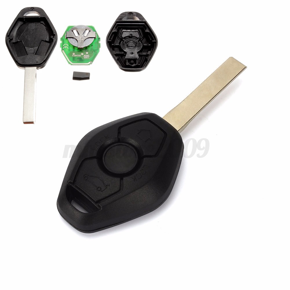 Remote Key Entry Fob Transmitter Uncut Blade For Bmw X3 X5