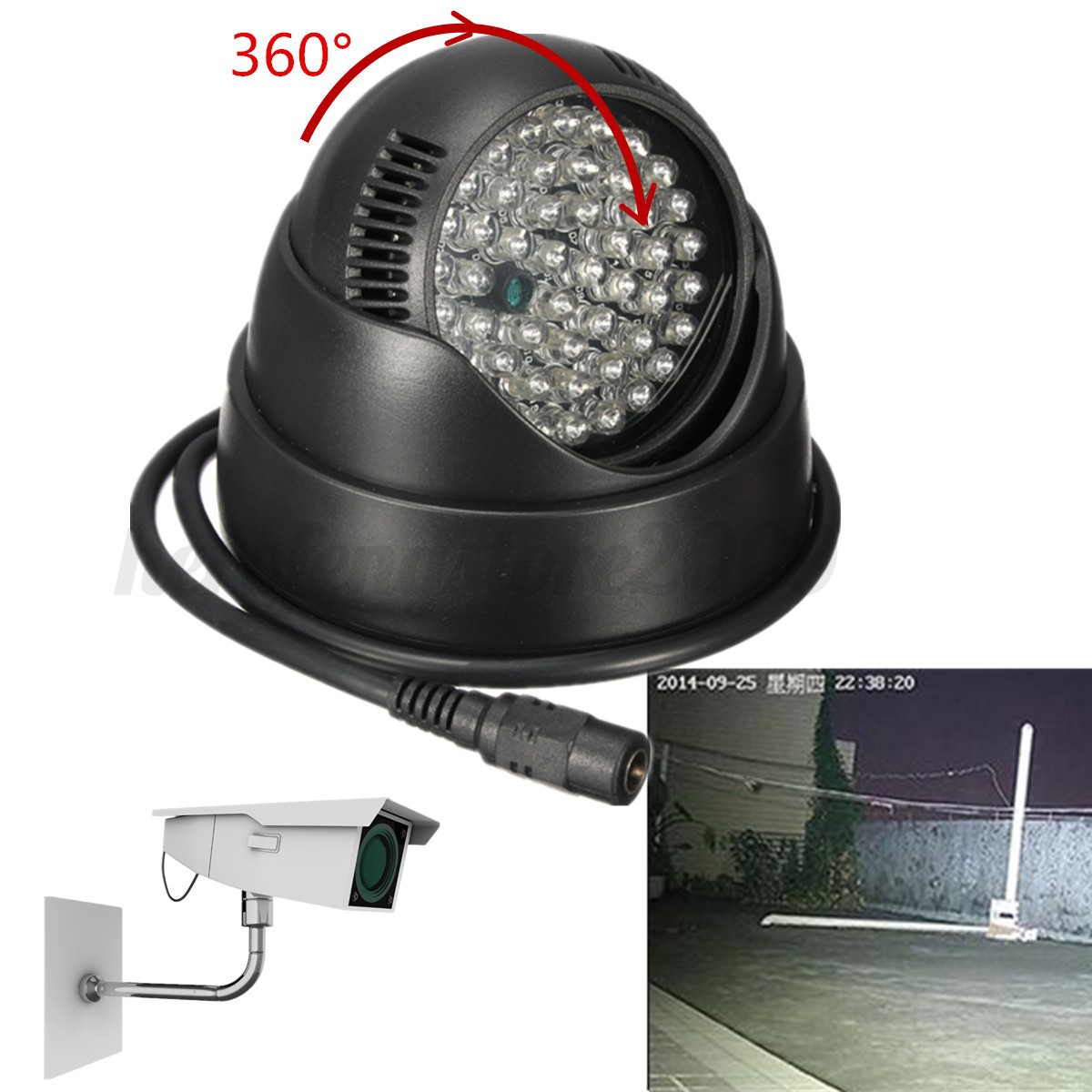 48 led illuminator ir infrared night vision light lamp for ir lights for security cameras