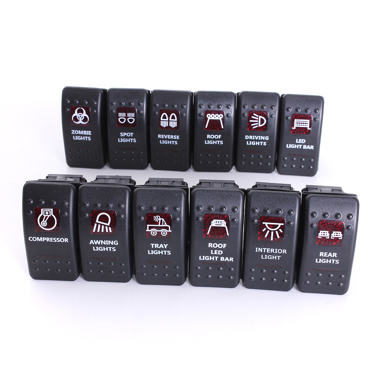Switches Toggle Switches Illuminated Toggle Switches Led Tipped Toggle