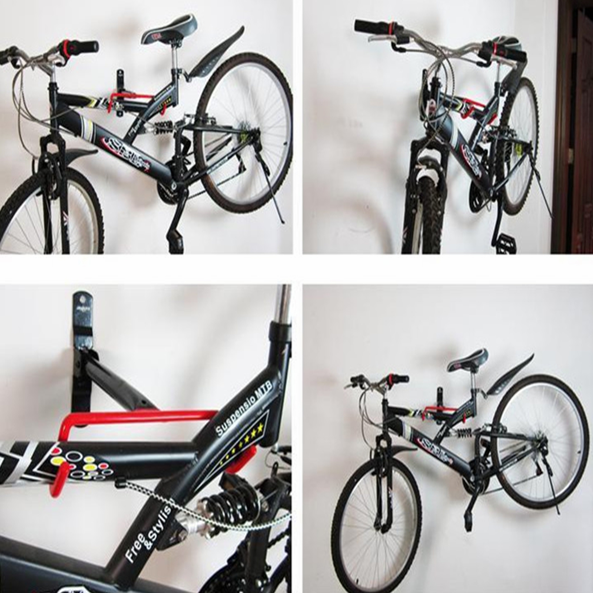 Quick release rear hub skewer holder