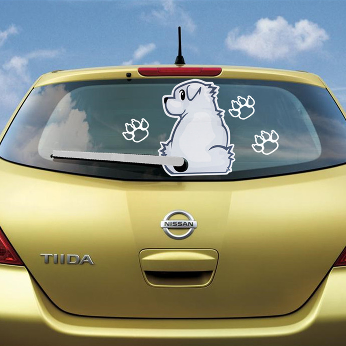 Aufkleber F R Wei Es Auto aufkleber sticker wei 223 hund tier f 252 r auto heckscheibe und Aufkleber F R Wei Es Auto aufkleber sticker wei 223 hund tier f 252 r auto heckscheibe und