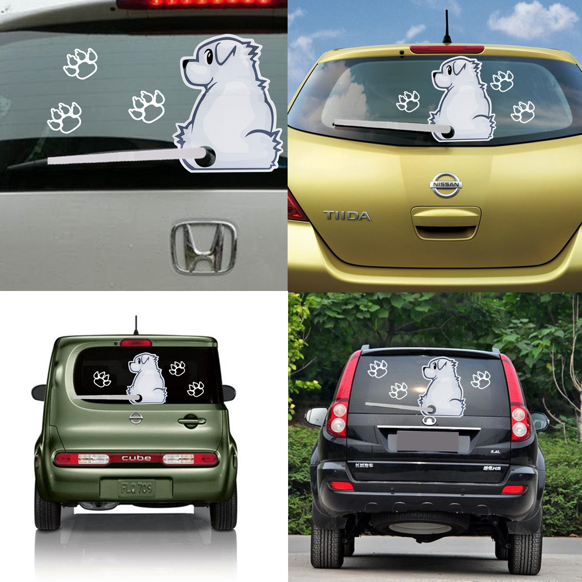 Aufkleber F R Auto Hund aufkleber sticker wei 223 hund tier f 252 r auto heckscheibe und Aufkleber F R Auto Hund aufkleber sticker wei 223 hund tier f 252 r auto heckscheibe und