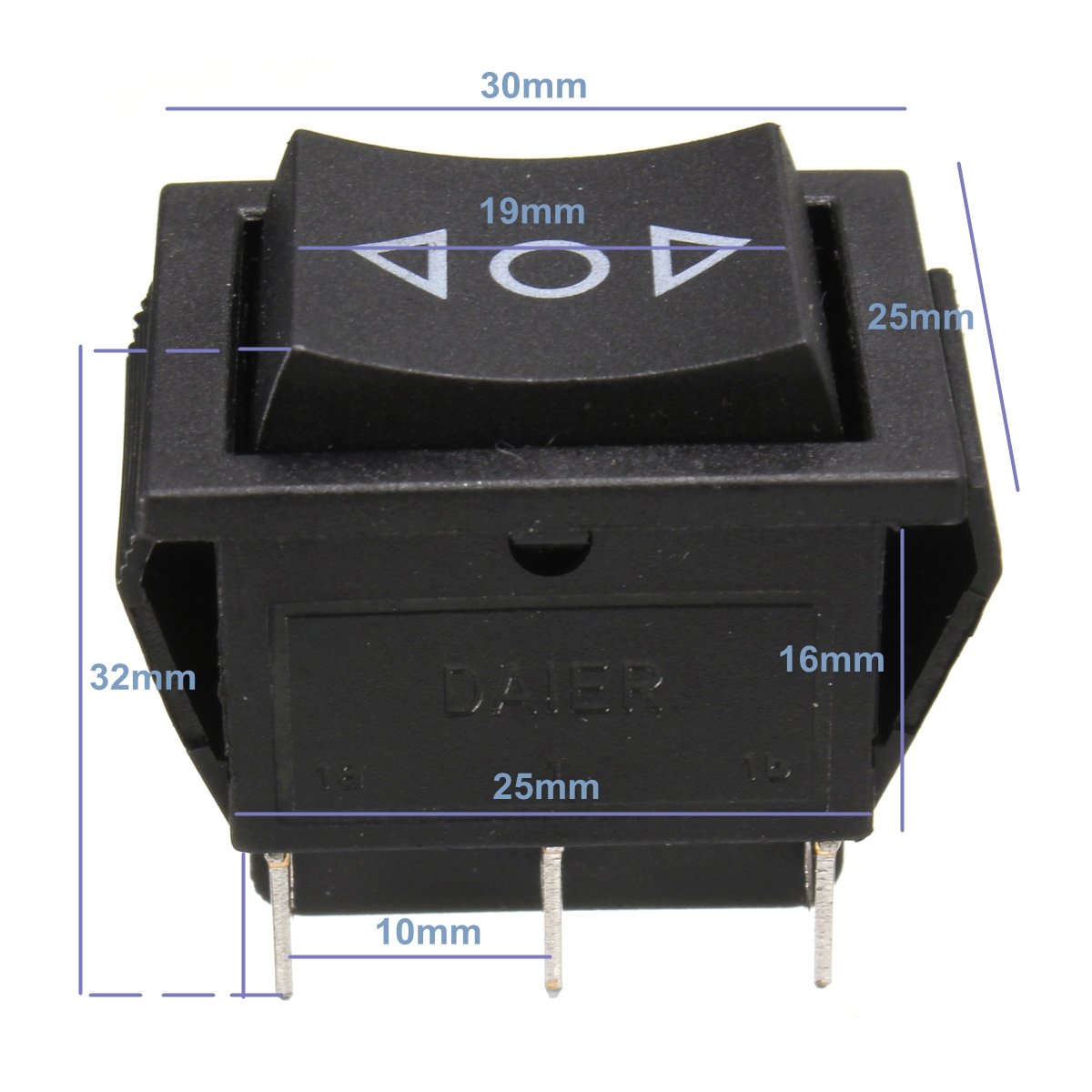 DPDT 6 Pin Power Window Momentary Rocker Switch AC 250V ... double rocker switch 12v wiring diagram 