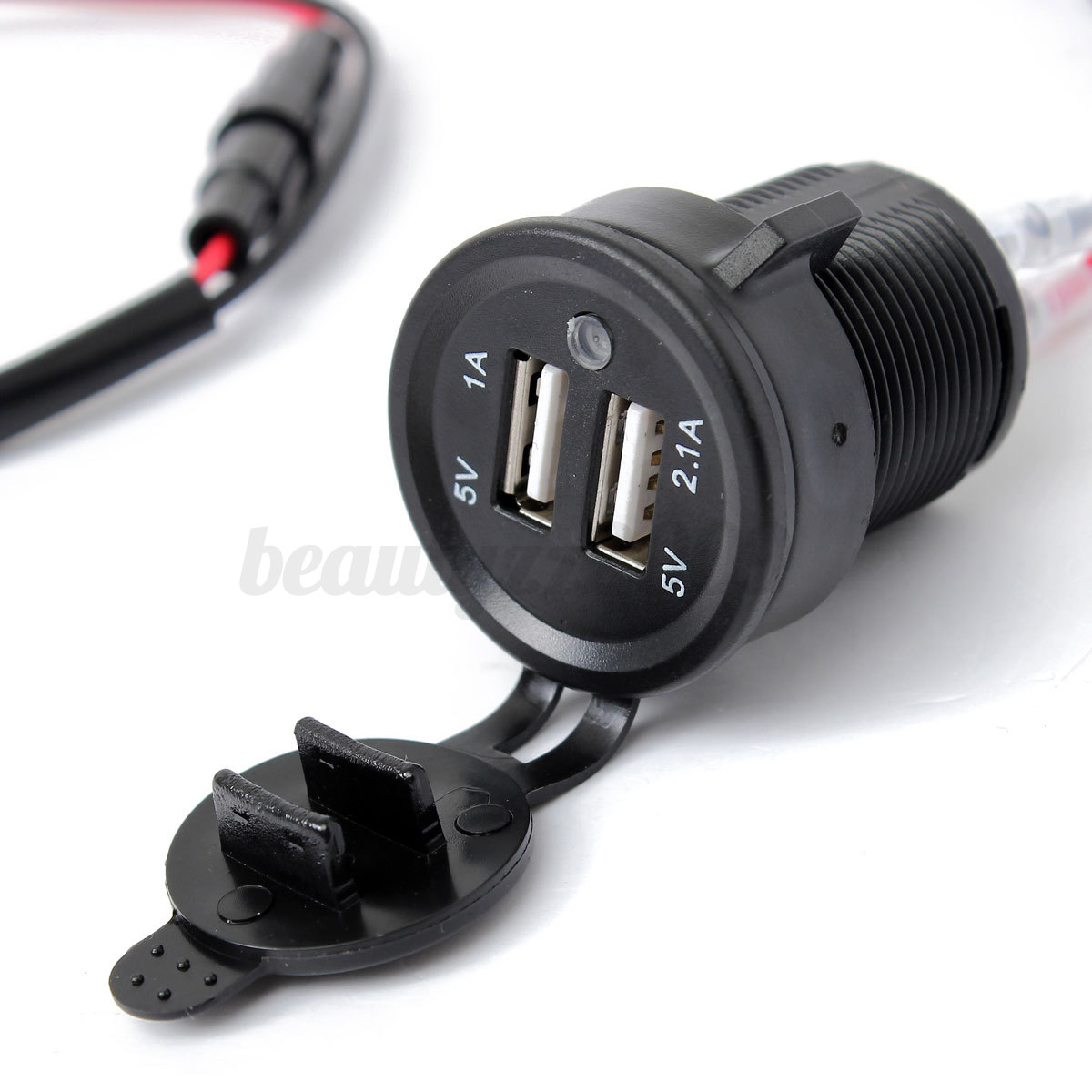 led allume cigare 2 usb chargeur adaptateur socket moto led allume cigare 2 usb chargeur adaptateur socket moto