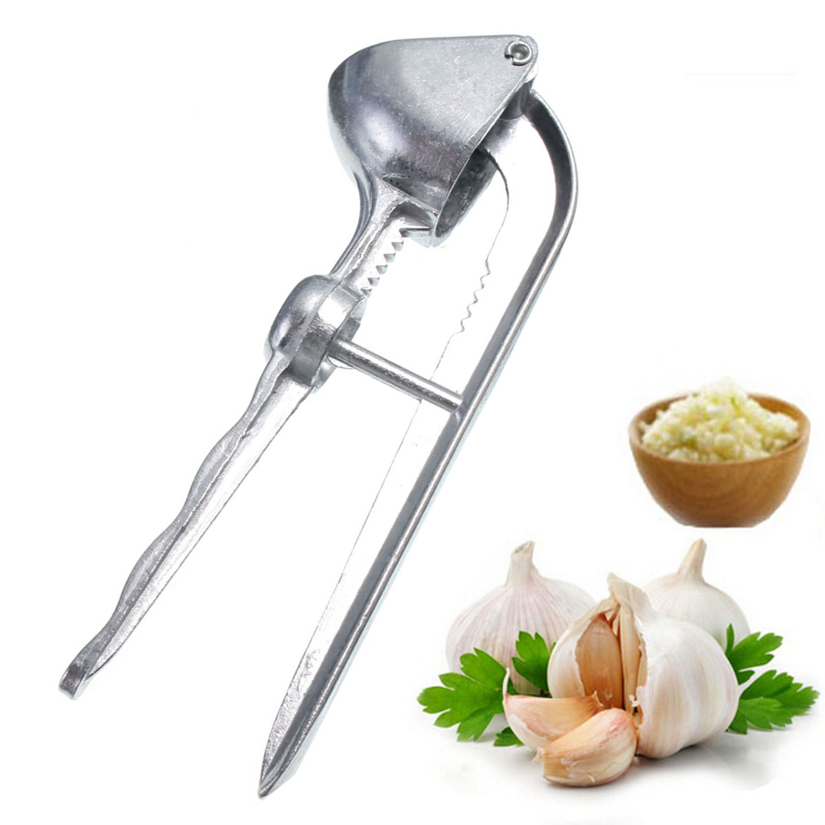 Home Kitchen Tool Easy Portable Garlic Press ...