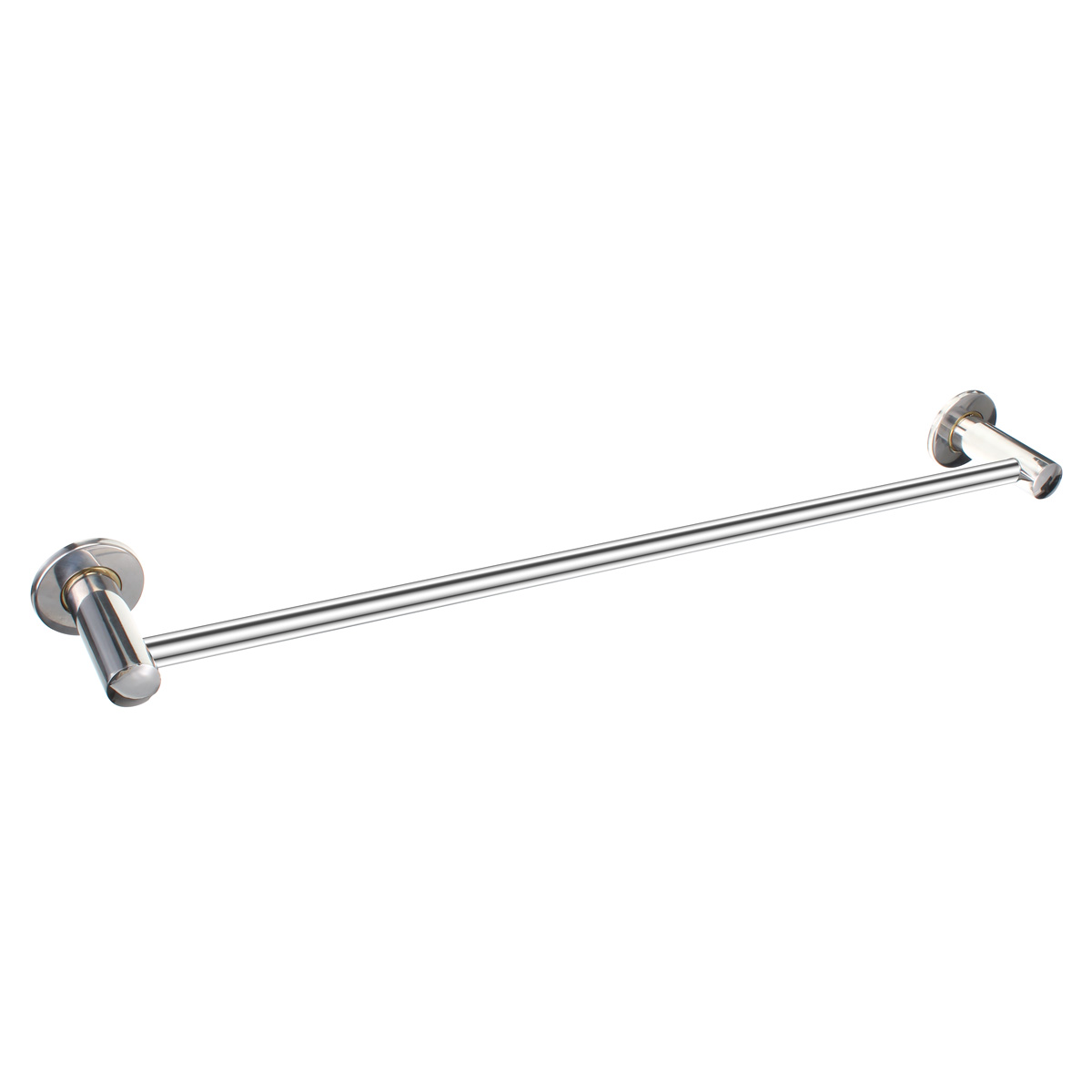24" stainless steel Wall Mounted Bathroom Towel Rack Holder Storage Rail Shelf - Picture 5 of 6