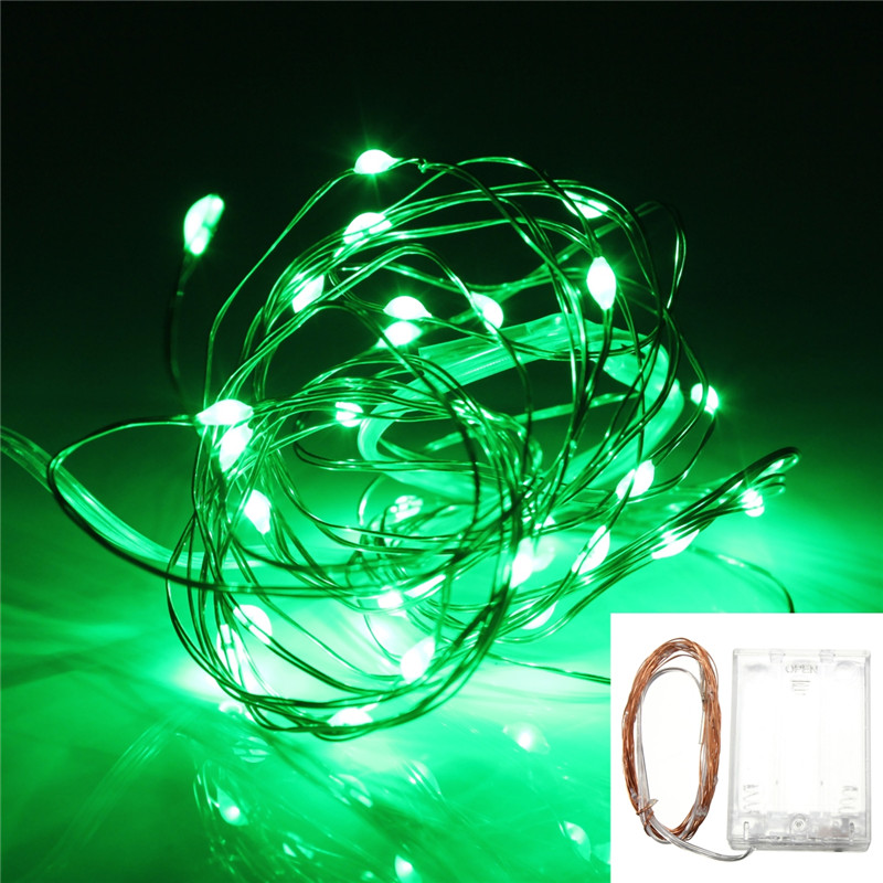 3M 10ft 30 LED String Fairy Light Battery Operated Copper Wire Xmas Lights Party eBay