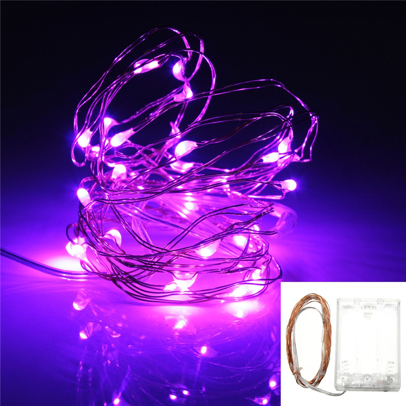 3M 10ft 30 LED String Fairy Light Battery Operated Copper Wire Xmas Lights Party eBay