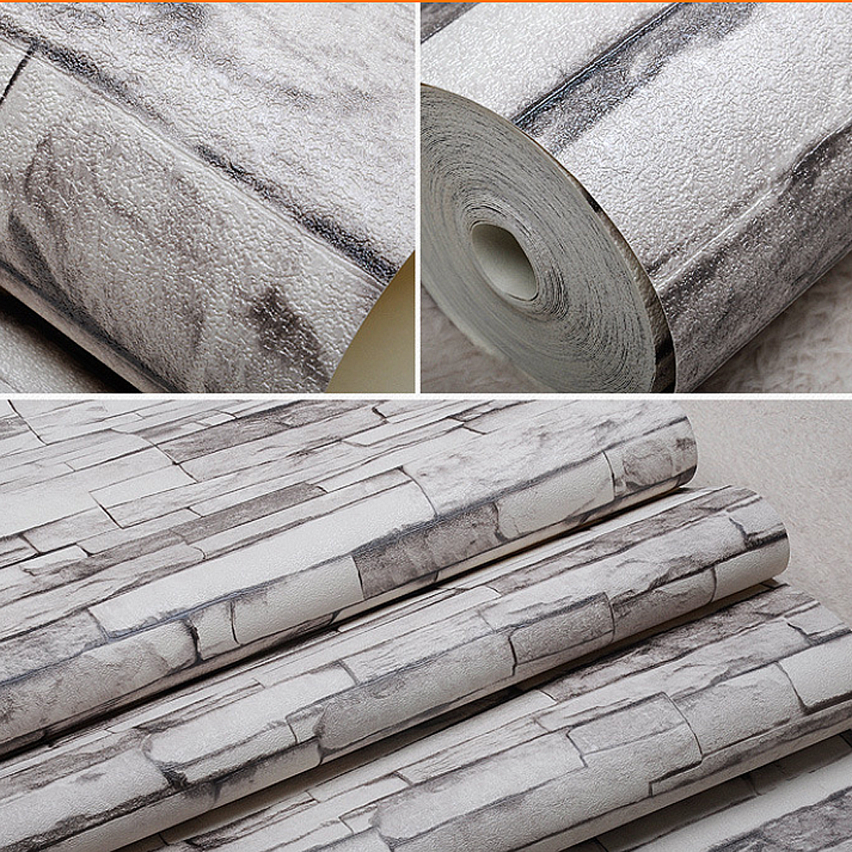 10m Roll Wood Blocks Brick Stone Vinyl Background 3d Wallpaper 10m Roll Wood Blocks Brick Stone Vinyl Background