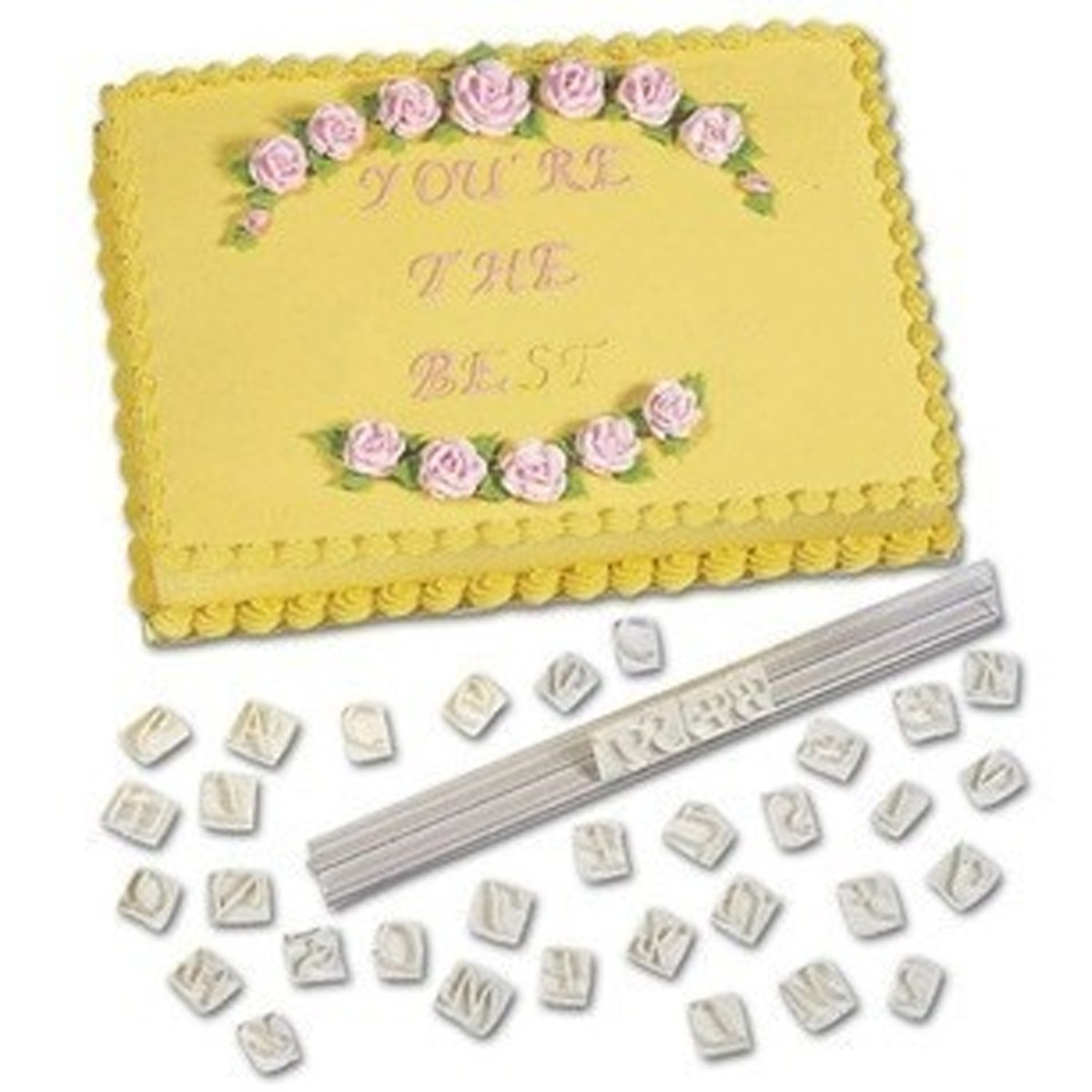 Alphabet Letter Cake Cookie Biscuit Cutter Embosser ...