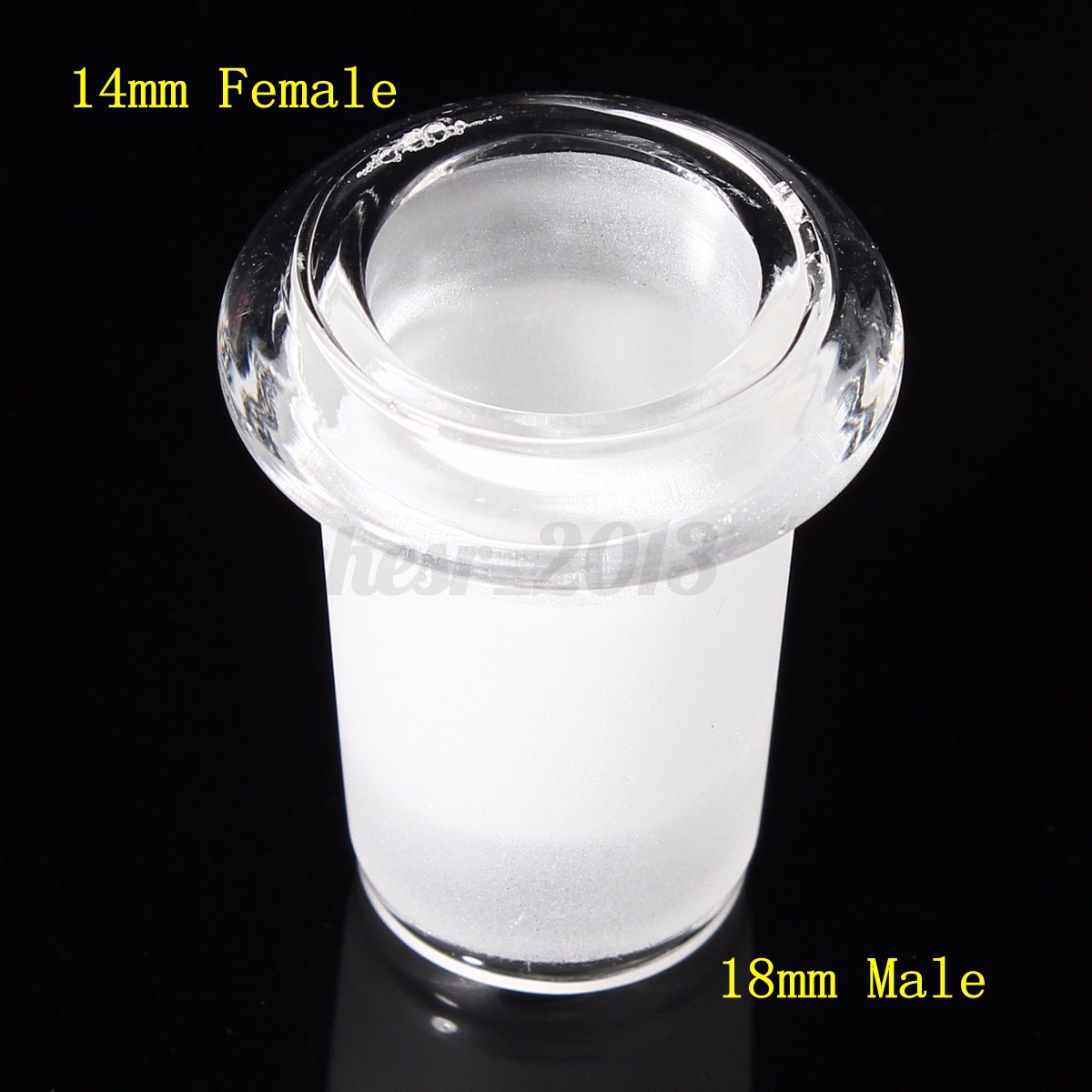 Mm Female Mm Female Clear Glass Adapter Mm Female Mm Female Clear Glass Adapter