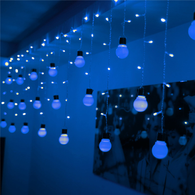 christmas icicle led bulb strip string fairy lights warm christmas icicle led bulb strip string fairy lights warm