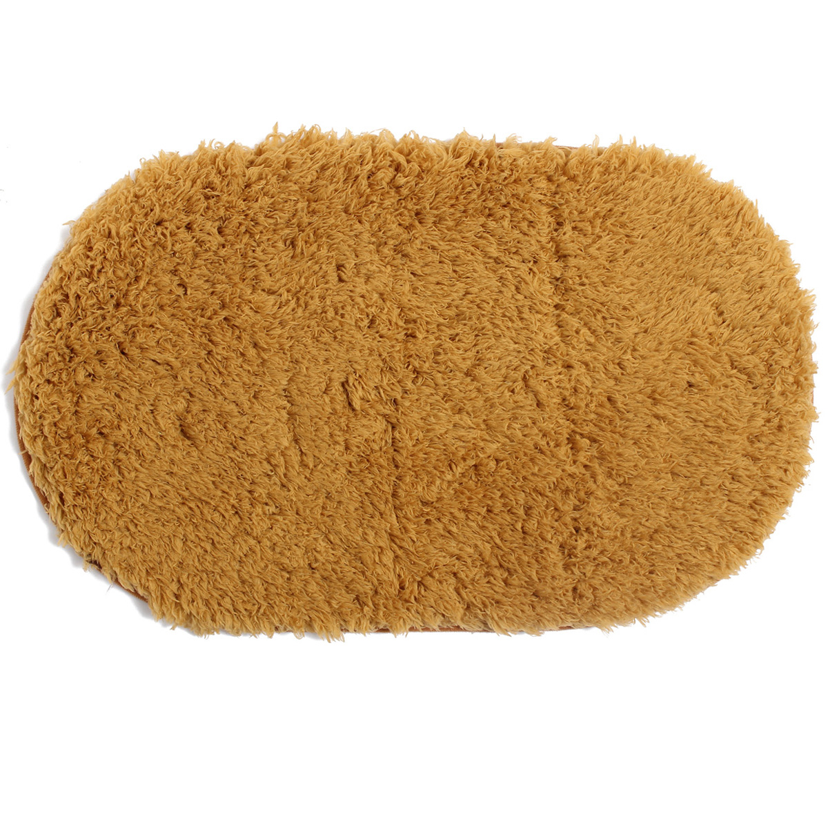 Ovale tapis shaggy peluche longues mèches antidérapant pr chambre ...
