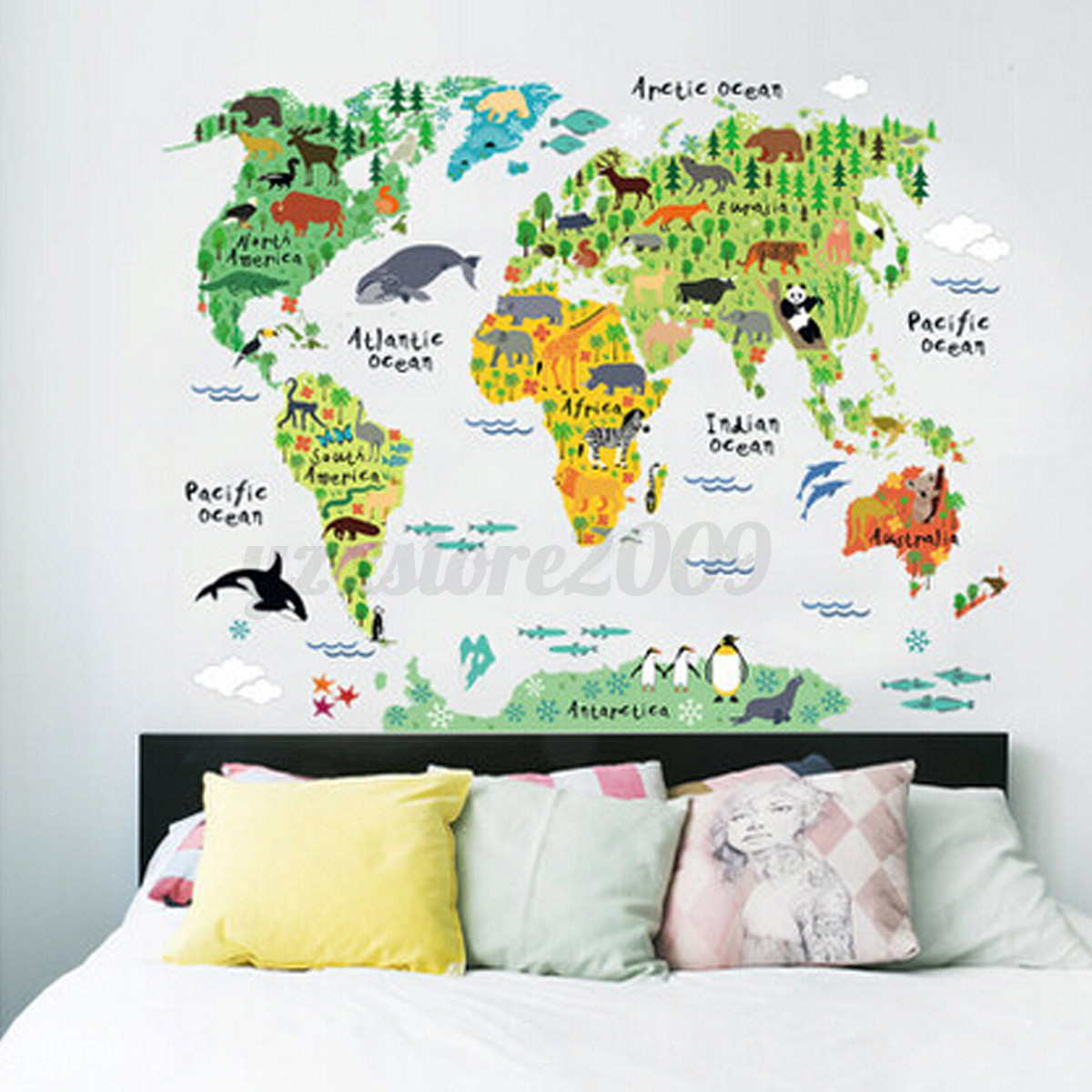 Xl Wandtattoo Kinderzimmer wandtattoo weltkarte tier aufkleber wandsticker Xl Wandtattoo Kinderzimmer wandtattoo weltkarte tier aufkleber wandsticker