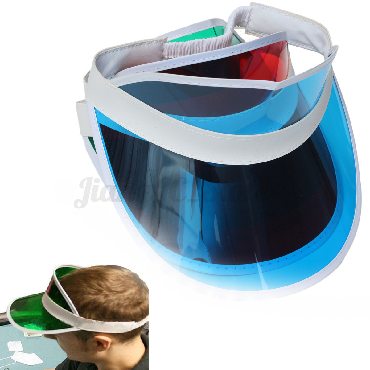 Poker green visor