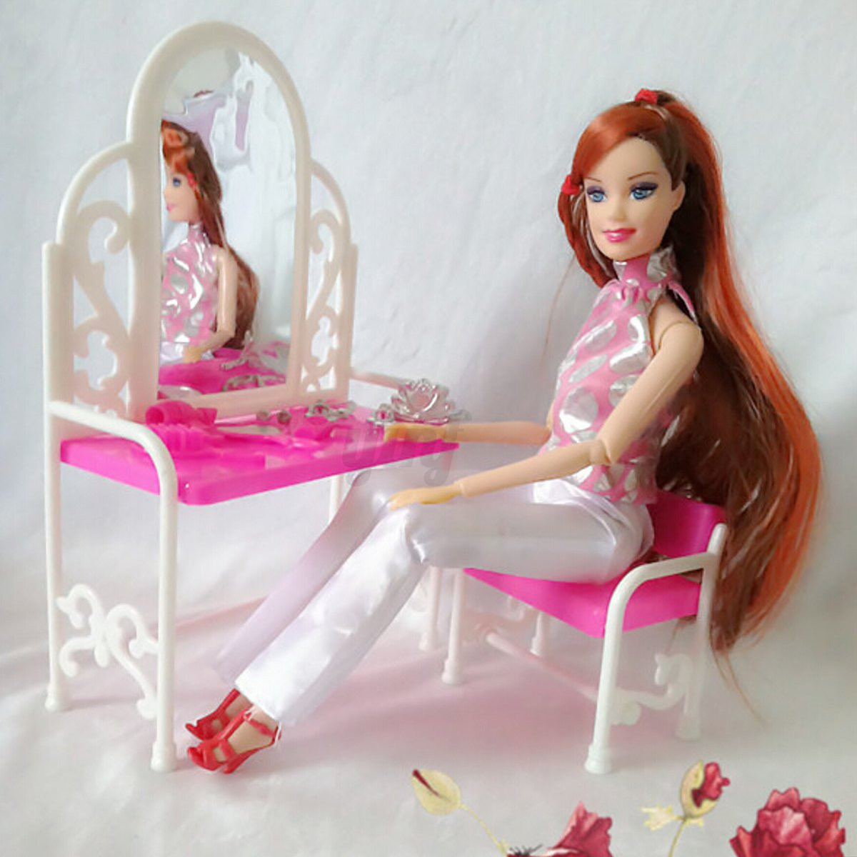 Dollhouse Miniature Furniture Accessories For Barbie Bathroom Living Room Toys | eBay Dollhouse Miniature Furniture Accessories For Barbie Bathroom Living Room Toys | eBay