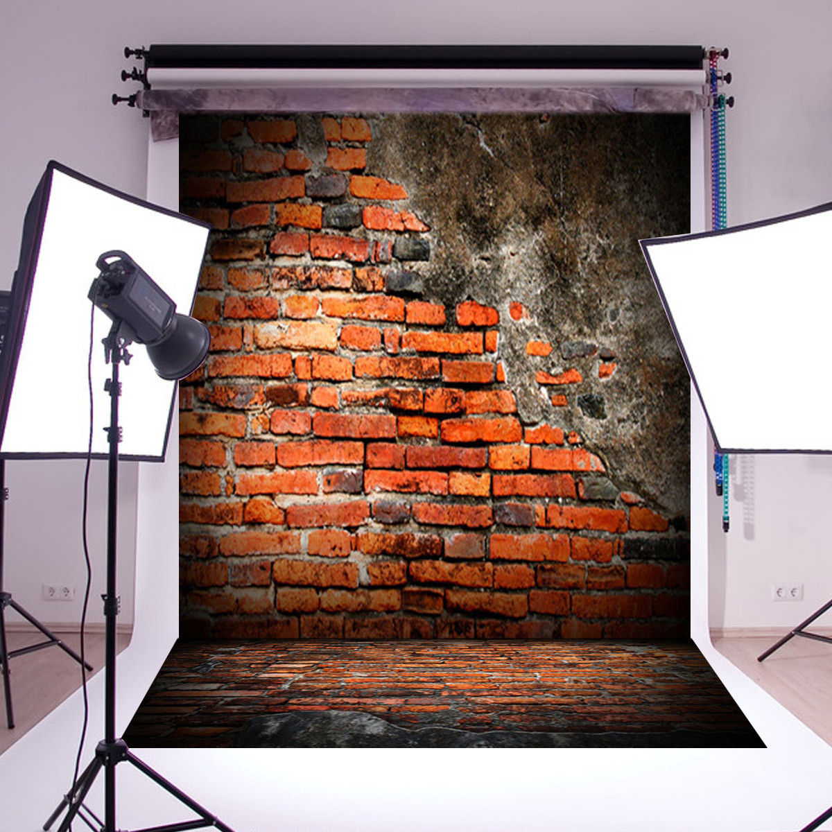 5x7ft Vinyl Brick Wall 5x7ft vinyl retro brick wall floor photography backdrop 5x7ft Vinyl Brick Wall 5x7ft vinyl retro brick wall floor photography backdrop