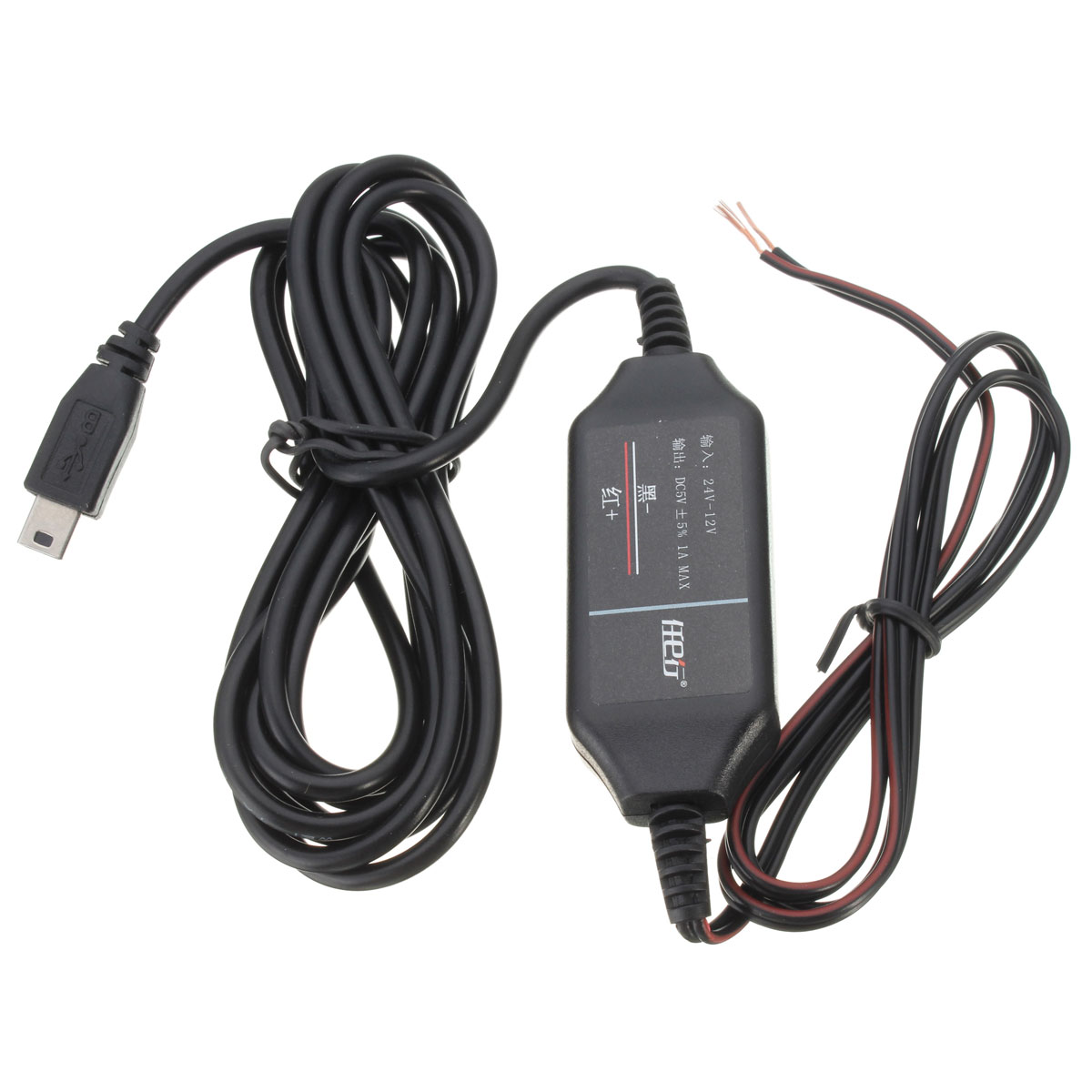 12v To 5v Hard Wire Adapter Cable Micro Mini Usb Jack For