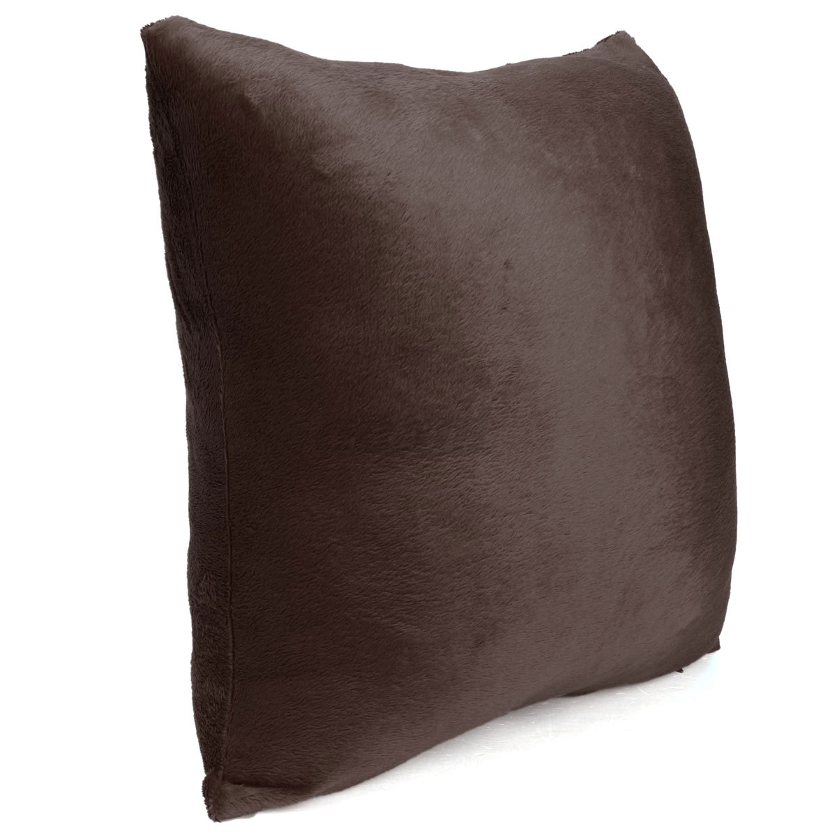 Pure Color Soft Plush Throw Pillow Case Sofa Car Cushion Cover Home Decorative eBay