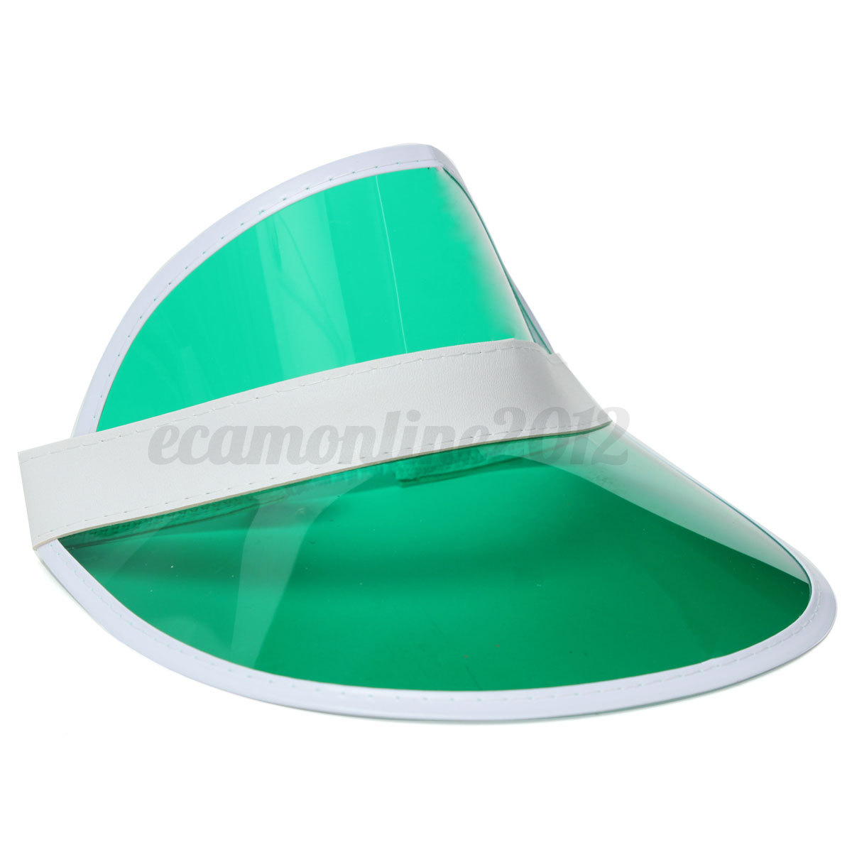Green poker visor hat