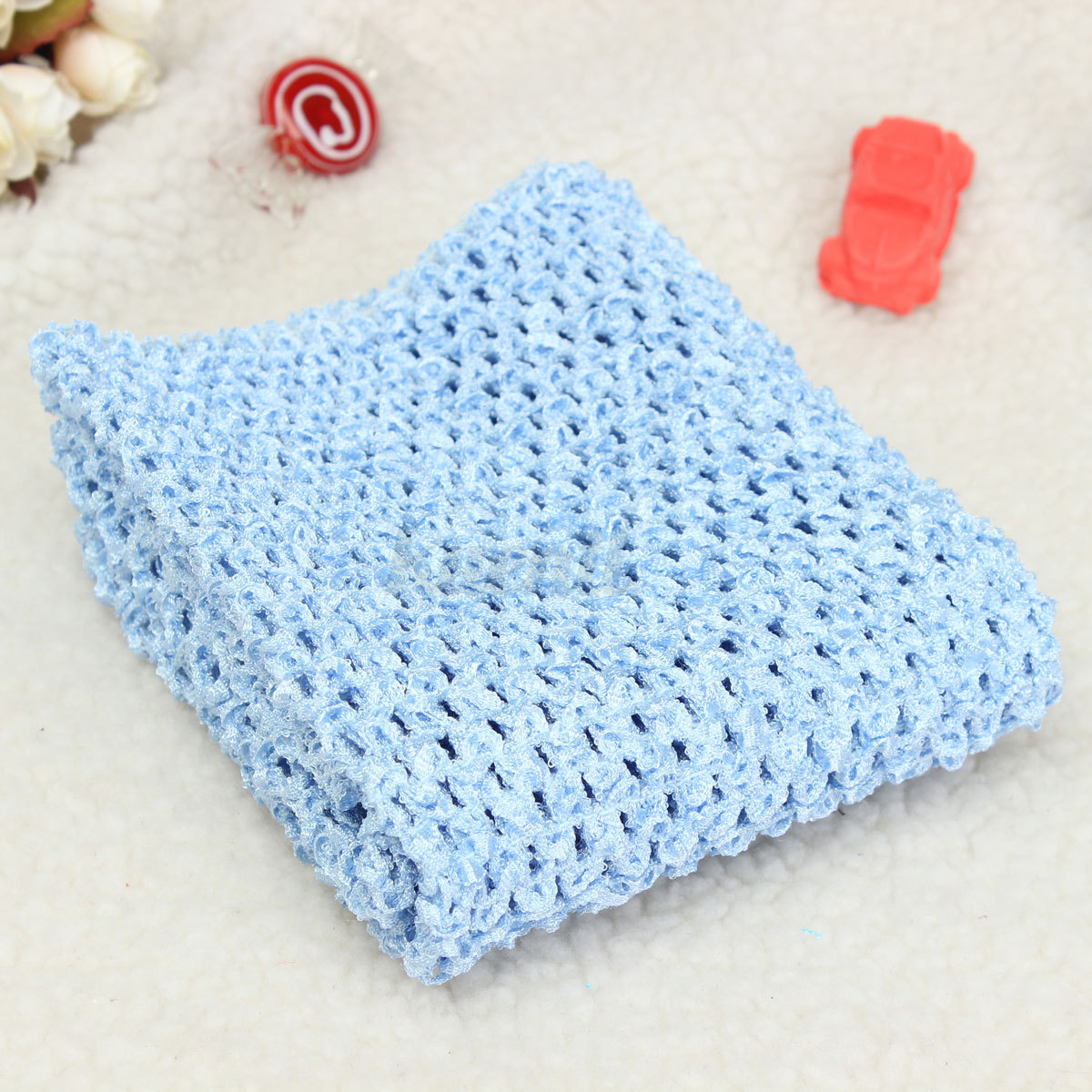 12 Crochet Tube TOP Elastic Headband Waistband Hair Band FOR Girls ...