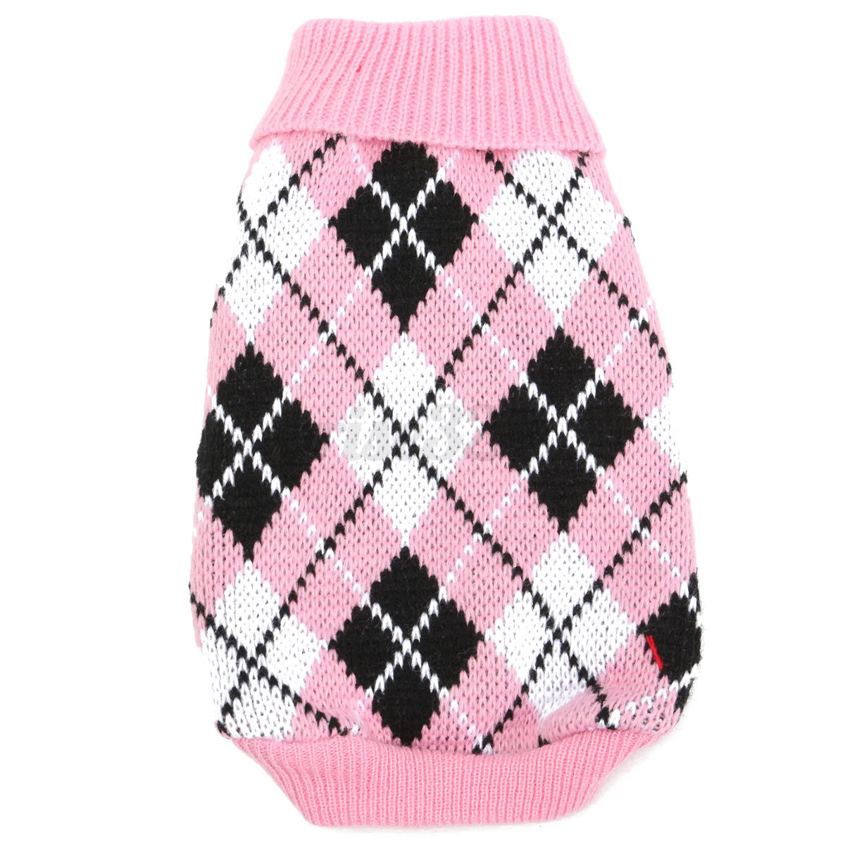 Cat Puppy Pet Dog Plaid Sweater Coat Costume Apparel Warm ...